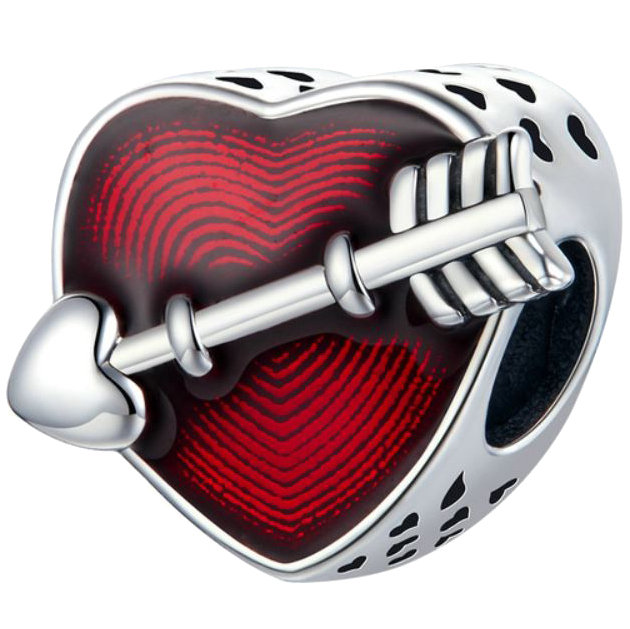 CHARMS SERCE srebro 925 koralik S925