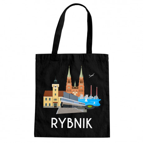 Rybnik - torba z nadrukiem