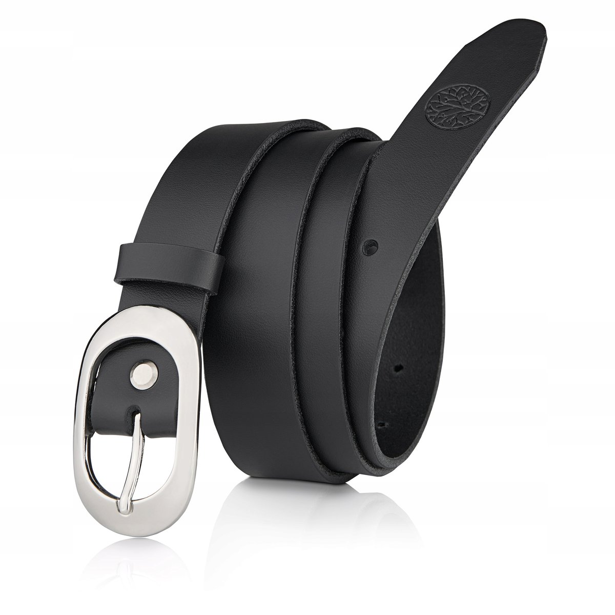 Skórzany pasek damski ze skóry naturalnej 105/120 cm Betlewski