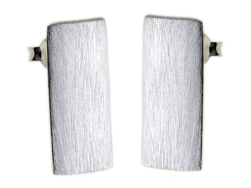 Kolczyki prostokąt srebro 925 k2058 - 2,3g.