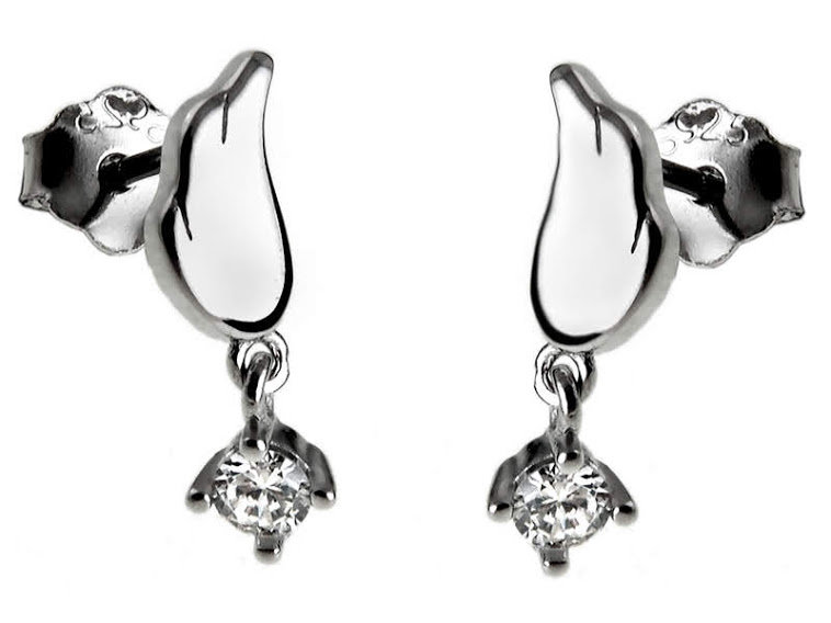 KOLCZYKI SREBRNE SKRZYDŁA WINGS SKRZYDEŁKA k2243 - 0,8g.