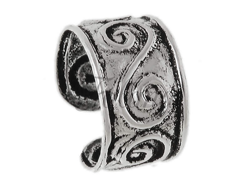 Kolczyk nausznica ciemne srebro k2605 - 0,4g.