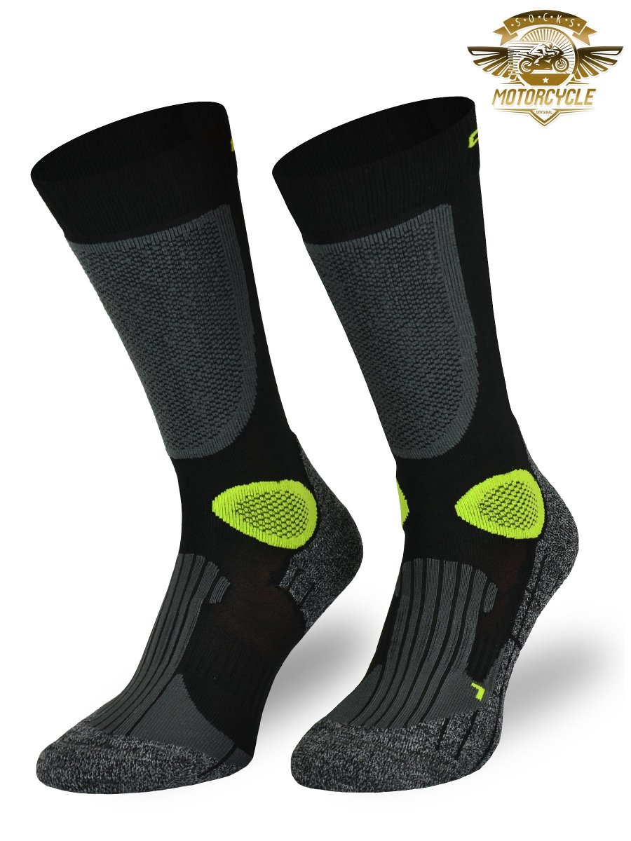 Długie przewiewne skarpety motocyklowe Comodo MTB2, 39/42