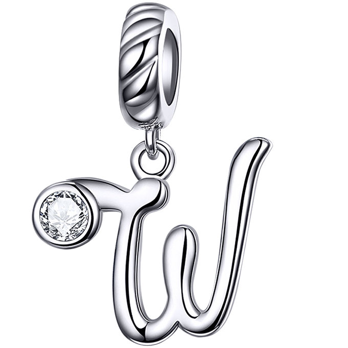 CHARMS LITERKA W  srebro 925 koralik