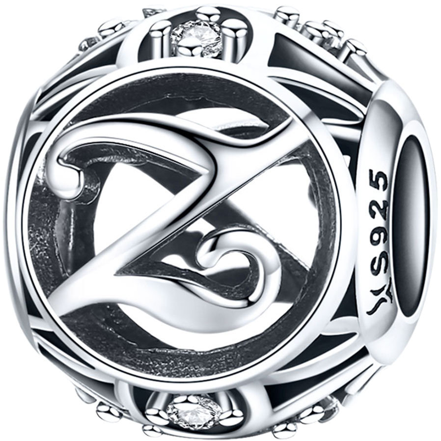 CHARMS LITERKA Z srebro 925 koralik