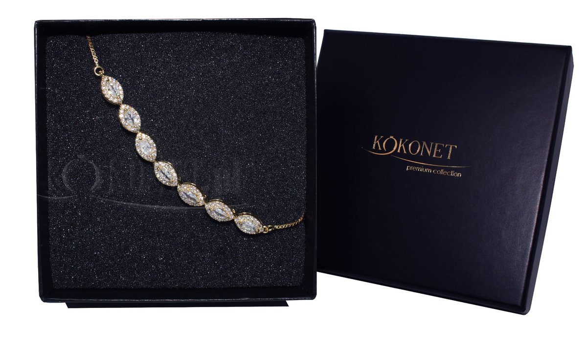 Bransoletka ślubna ELIZE gold