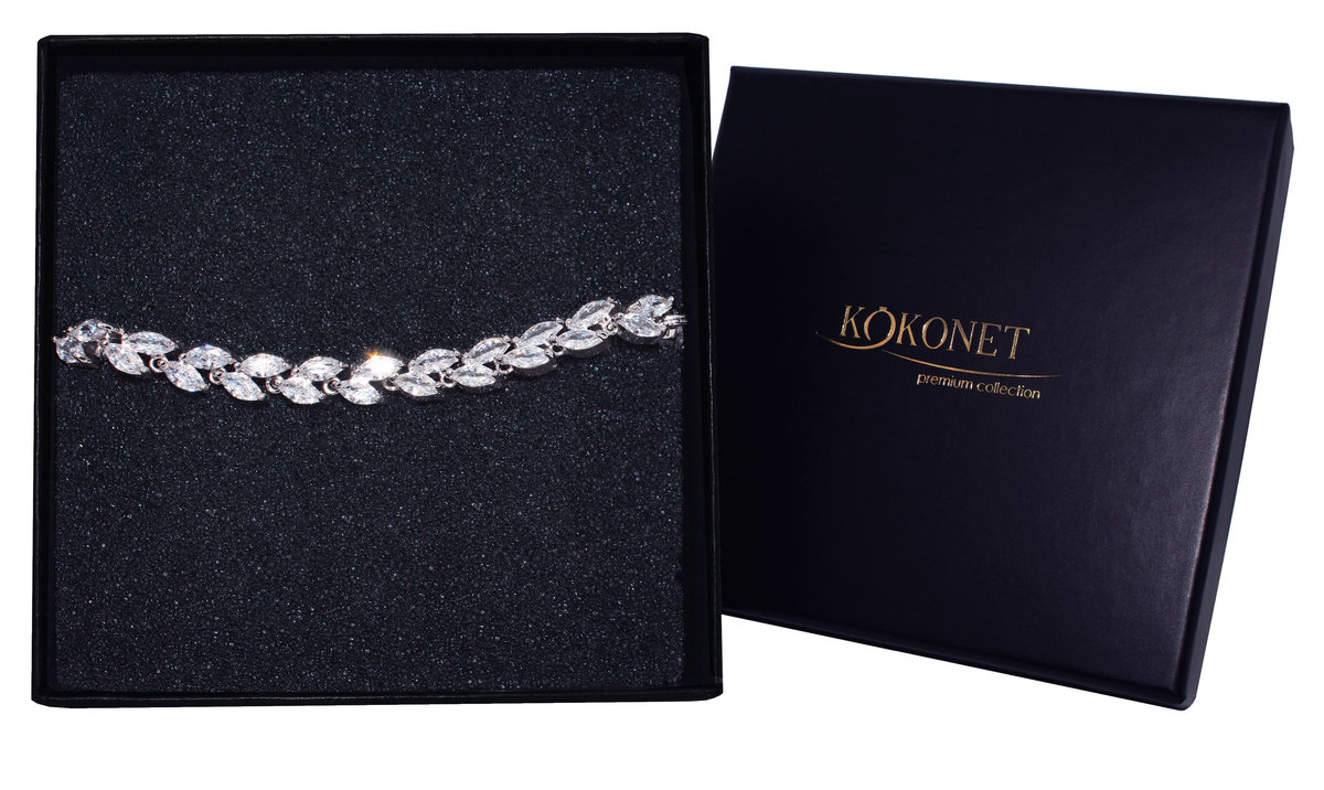 Bransoletka ślubna ROSANA silver