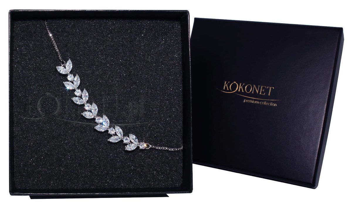 Bransoletka ślubna ASTRID silver