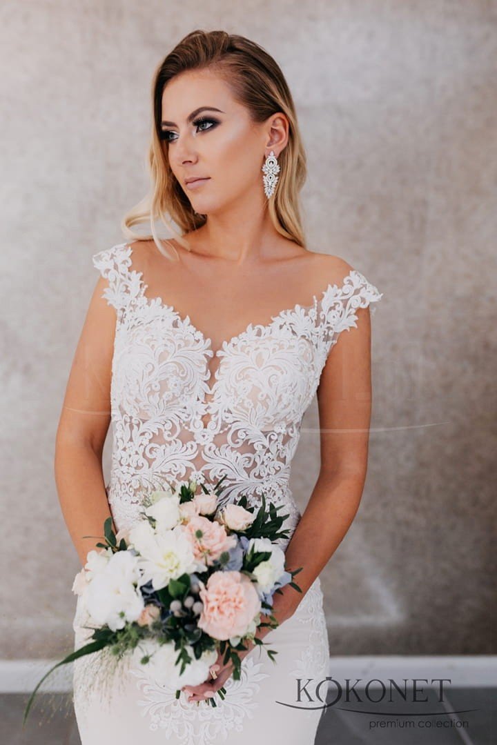 Kolczyki ślubne GLORY silver