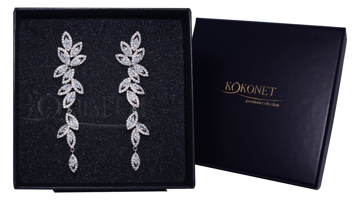 Kolczyki ślubne ALBIONE silver