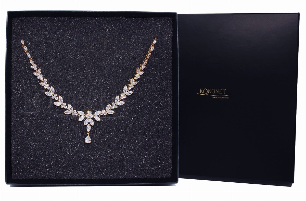 Kolia ślubna ASTRID gold