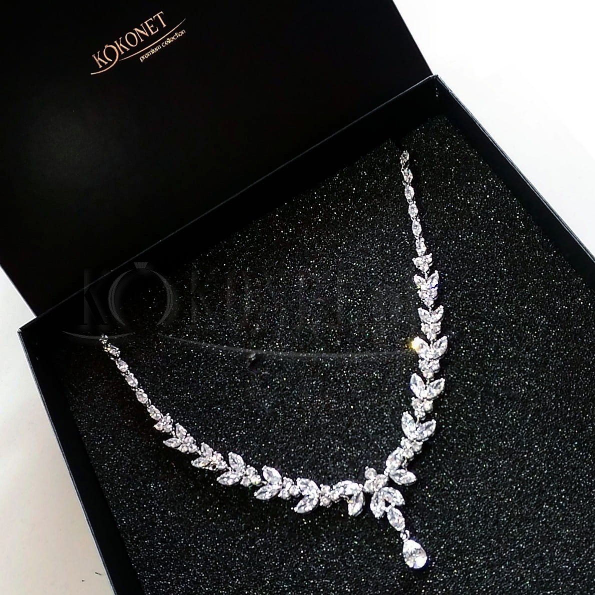 Kolia ślubna ASTRID silver