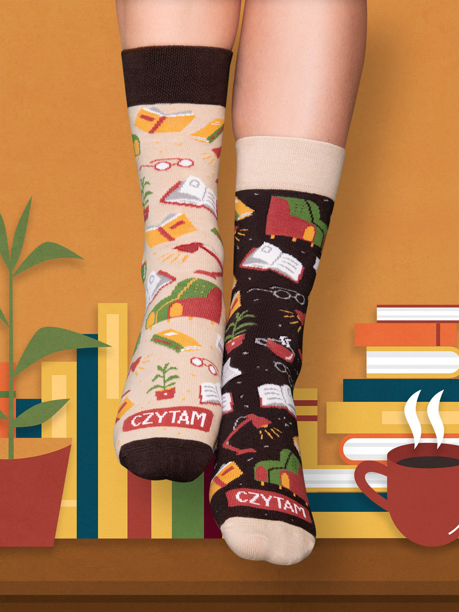 CZYTAM – NIE PRZESZKADZAĆ! / skarpety