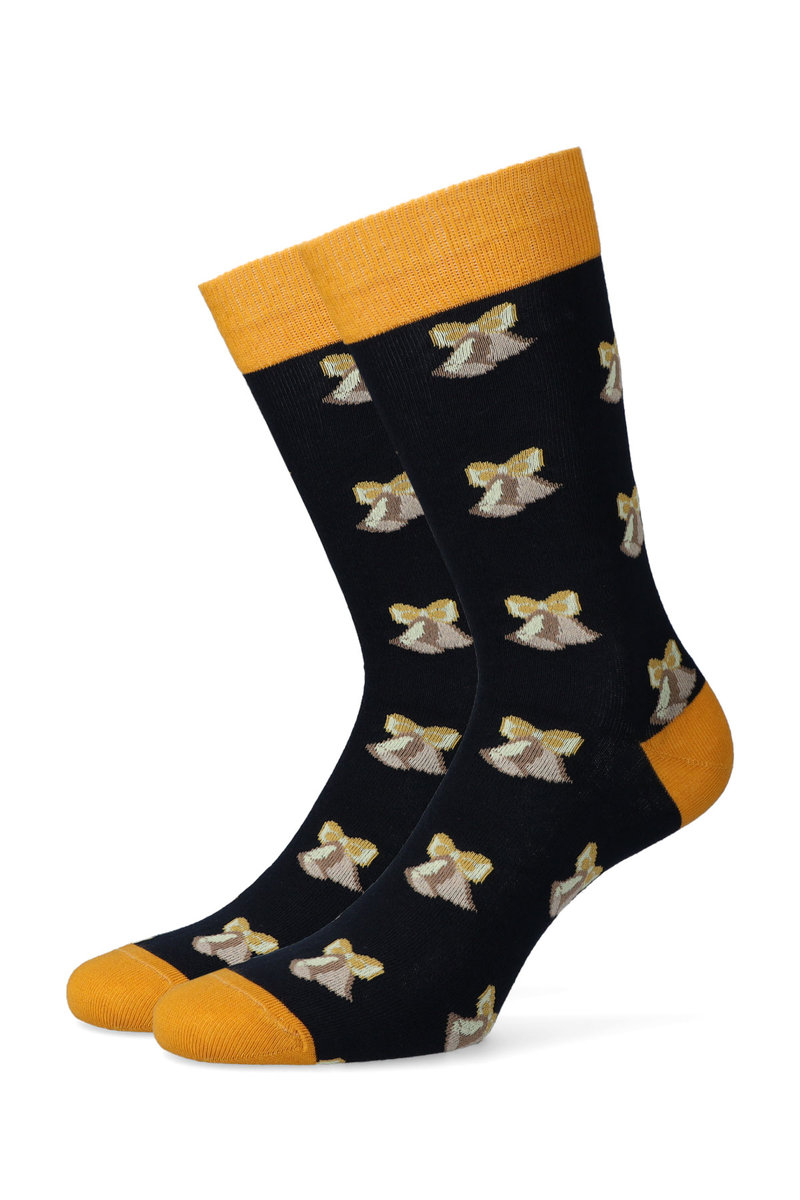 Lancerto, Skarpety granatowe w dzwoneczki, rozmiar 44/46