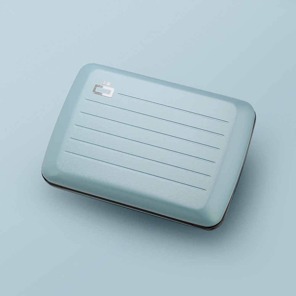 Portfel aluminiowy Ogon Designs Stockholm V2 matt paint - arctic blue