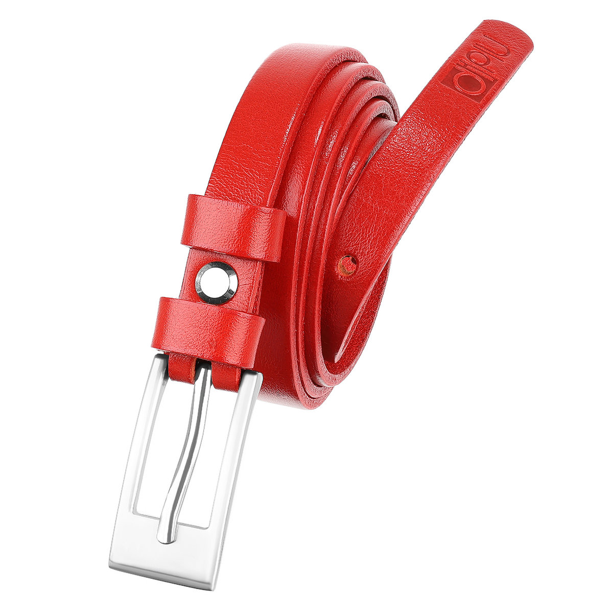 Pasek Dla Kobiety Damski Czerwony Skórzany Dipiu