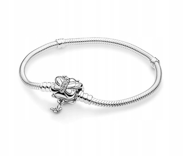 Bransoletka srebrna 21 cm do PANDORA CHARMS B190