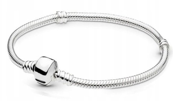 Bransoletka srebrna 19 cm do Pandora charms B181