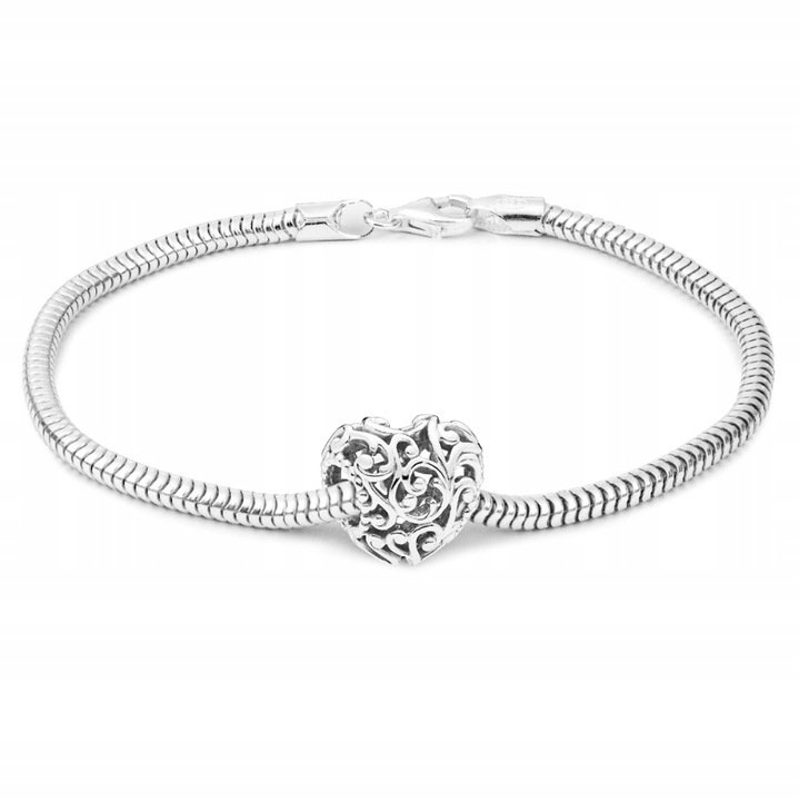 Bransoletka srebrna do Pandora charms 18 cm B144
