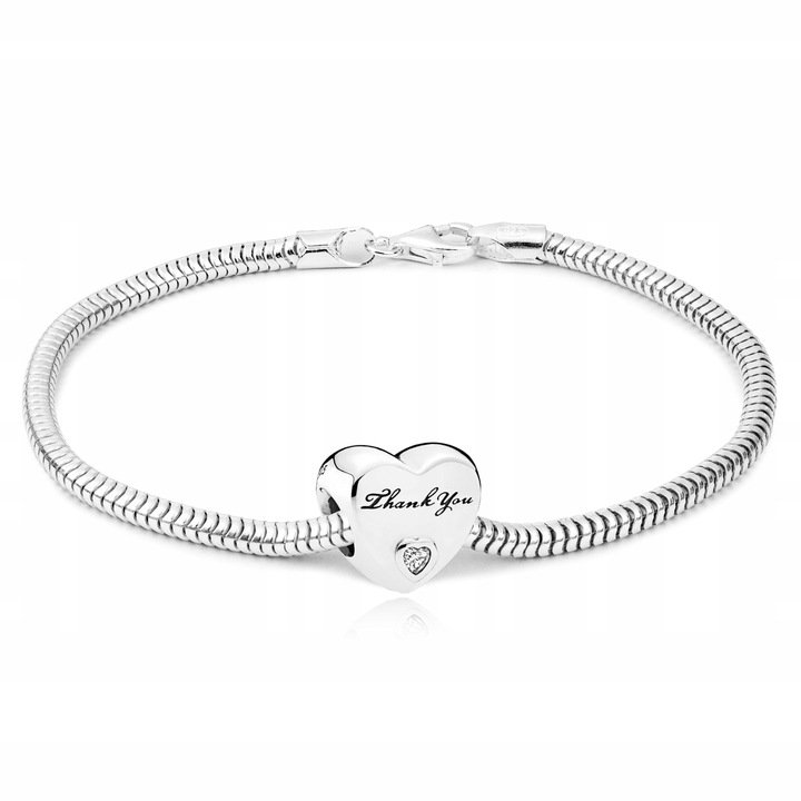 Bransoletka srebrna do Pandora charms 18 cm B138