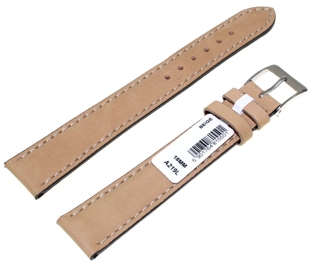 Skórzany pasek do zegarka 18 mm Chermond A219L.18 BE