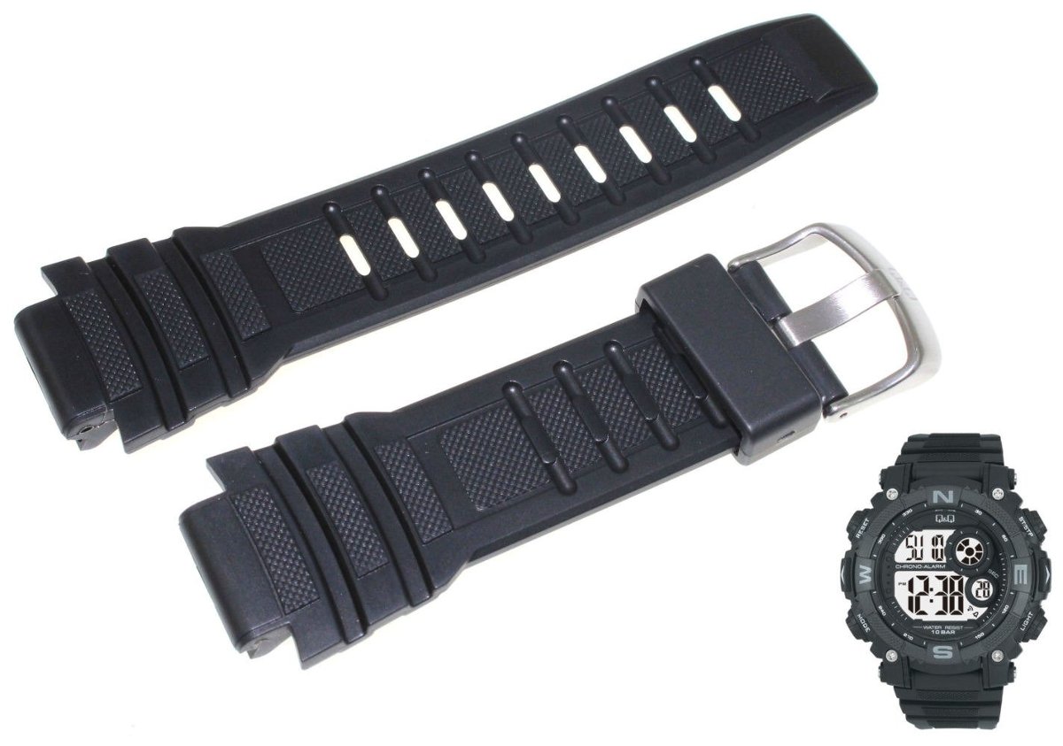 Pasek do zegarka Q&Q M133-001 18 mm Tworzywo