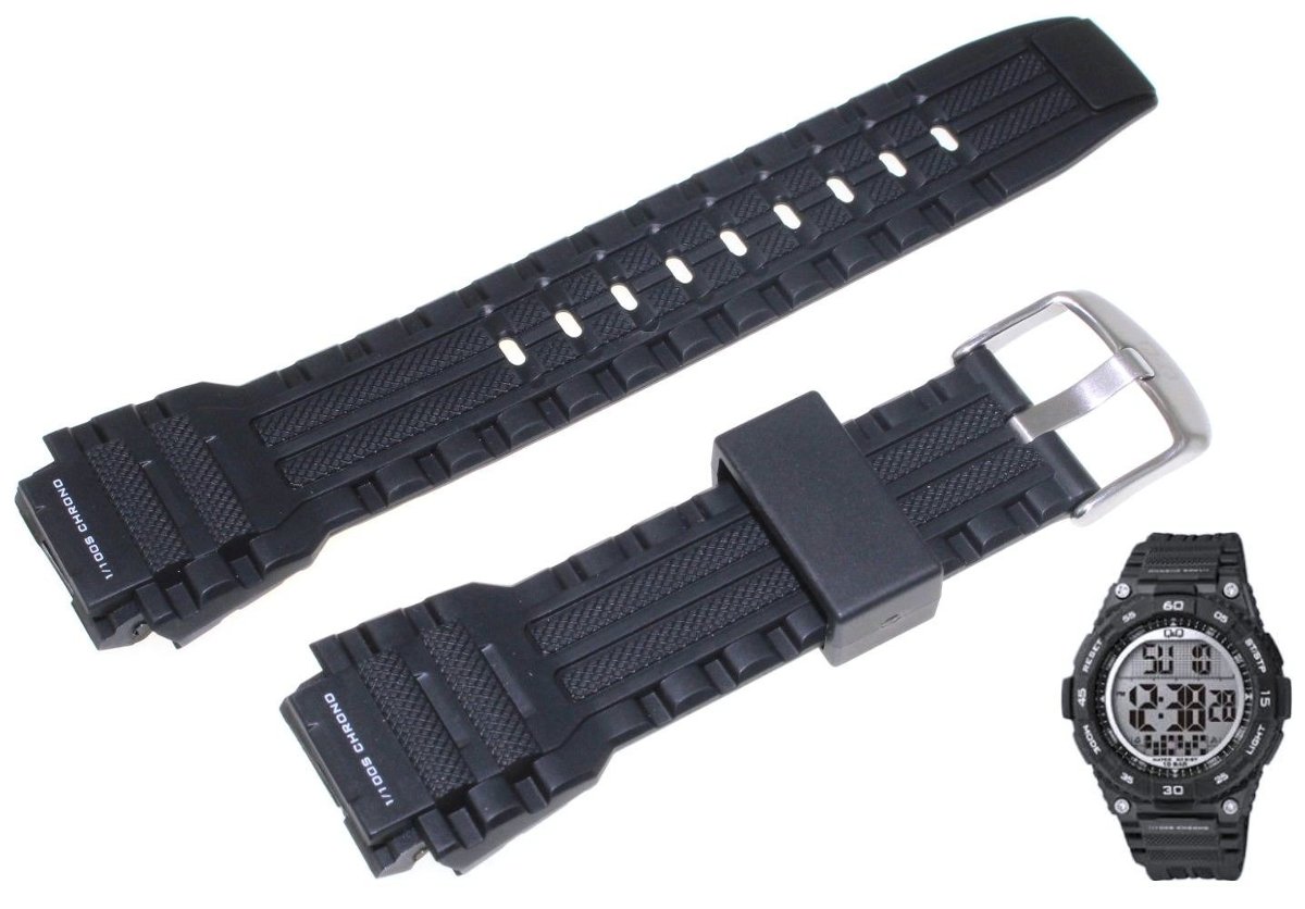 Pasek do zegarka Q&Q M147-001 20 mm Tworzywo
