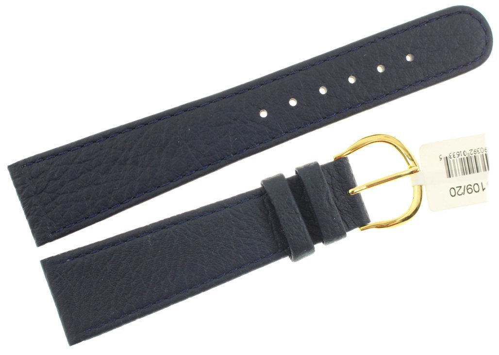 Skórzany pasek do zegarka 20 mm JVD R00109-20-G