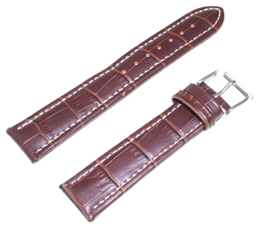 Skórzany pasek do zegarka 20 mm JVD R14502-20