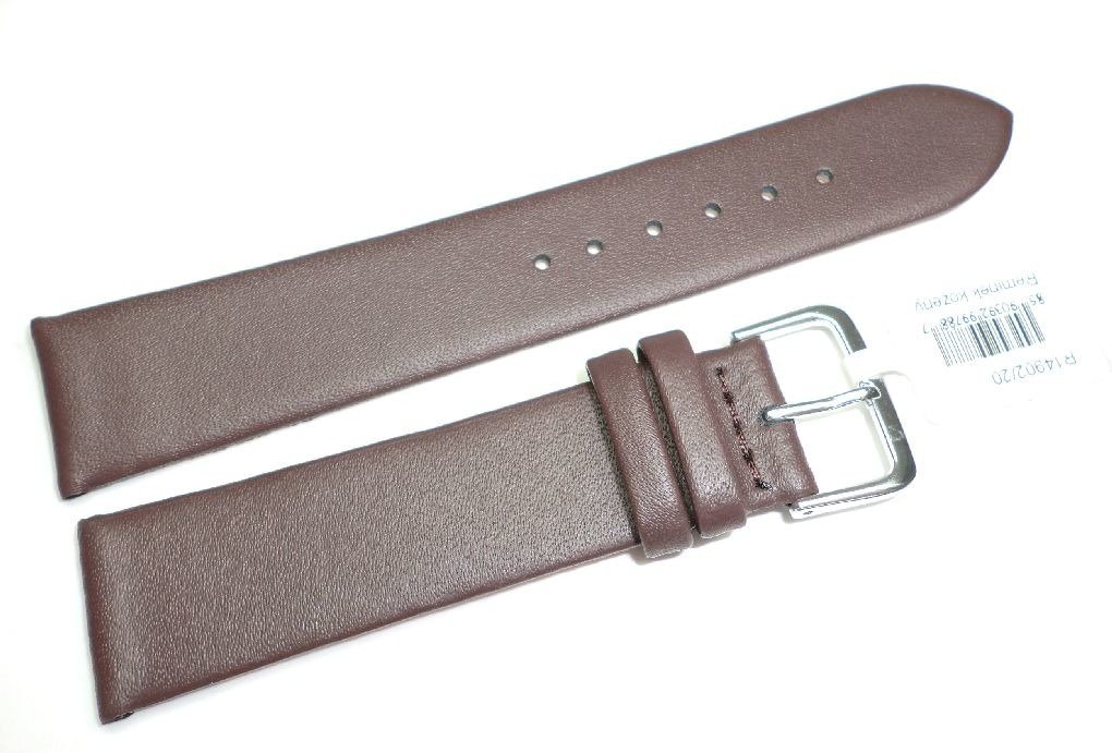 Skórzany pasek do zegarka 20 mm JVD R14902-20
