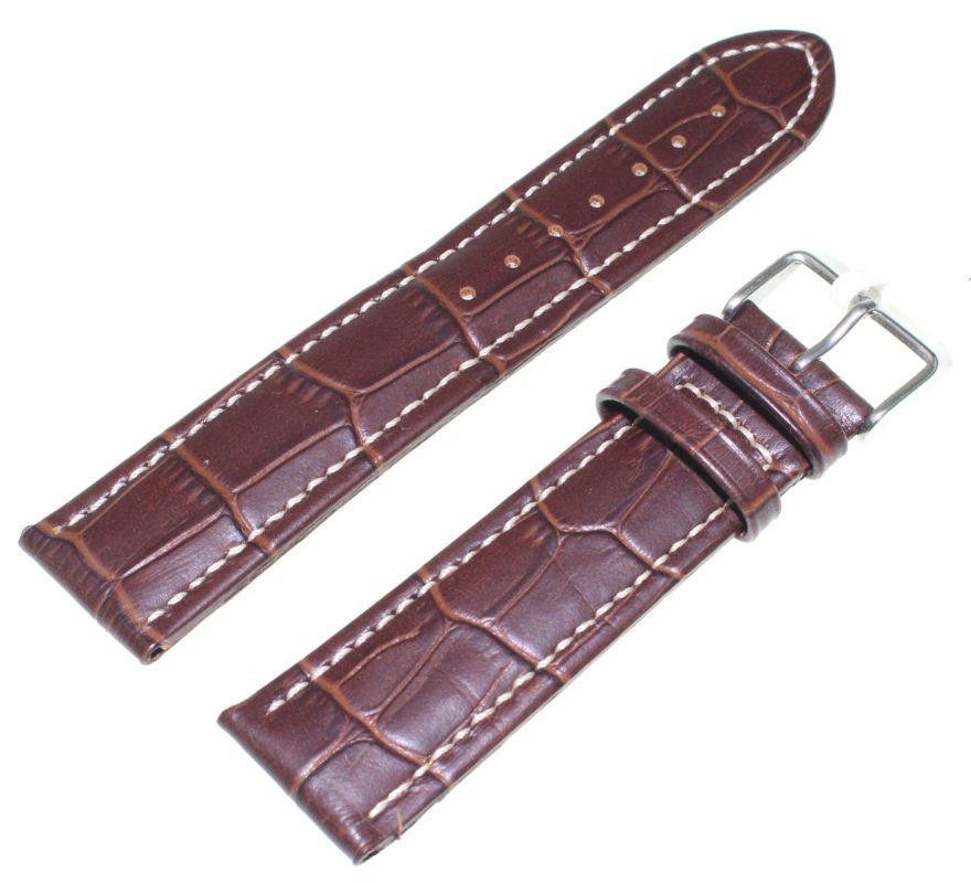 Skórzany pasek do zegarka 22 mm JVD R14502-22