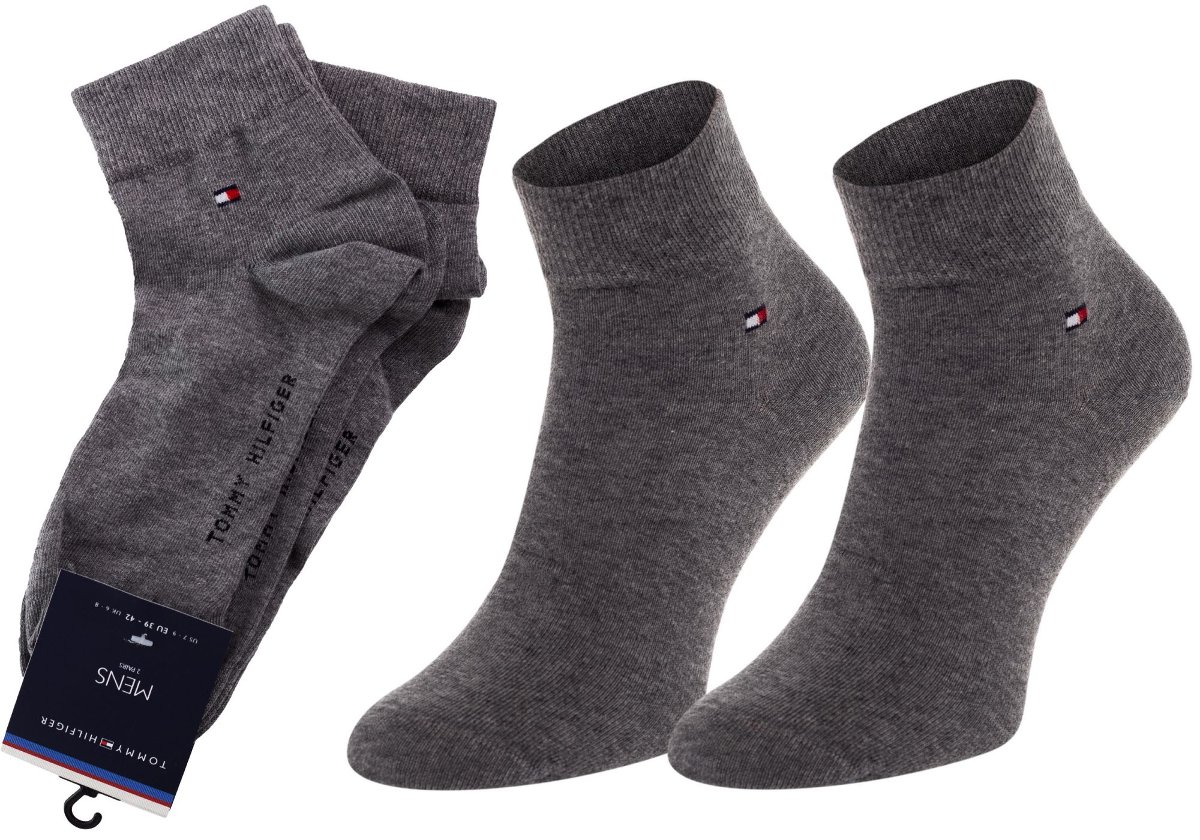 TOMMY  HILFIGER SKARPETY SKARPETKI STOPKI 2P. 342025001 758 - Rozmiar: 47-49