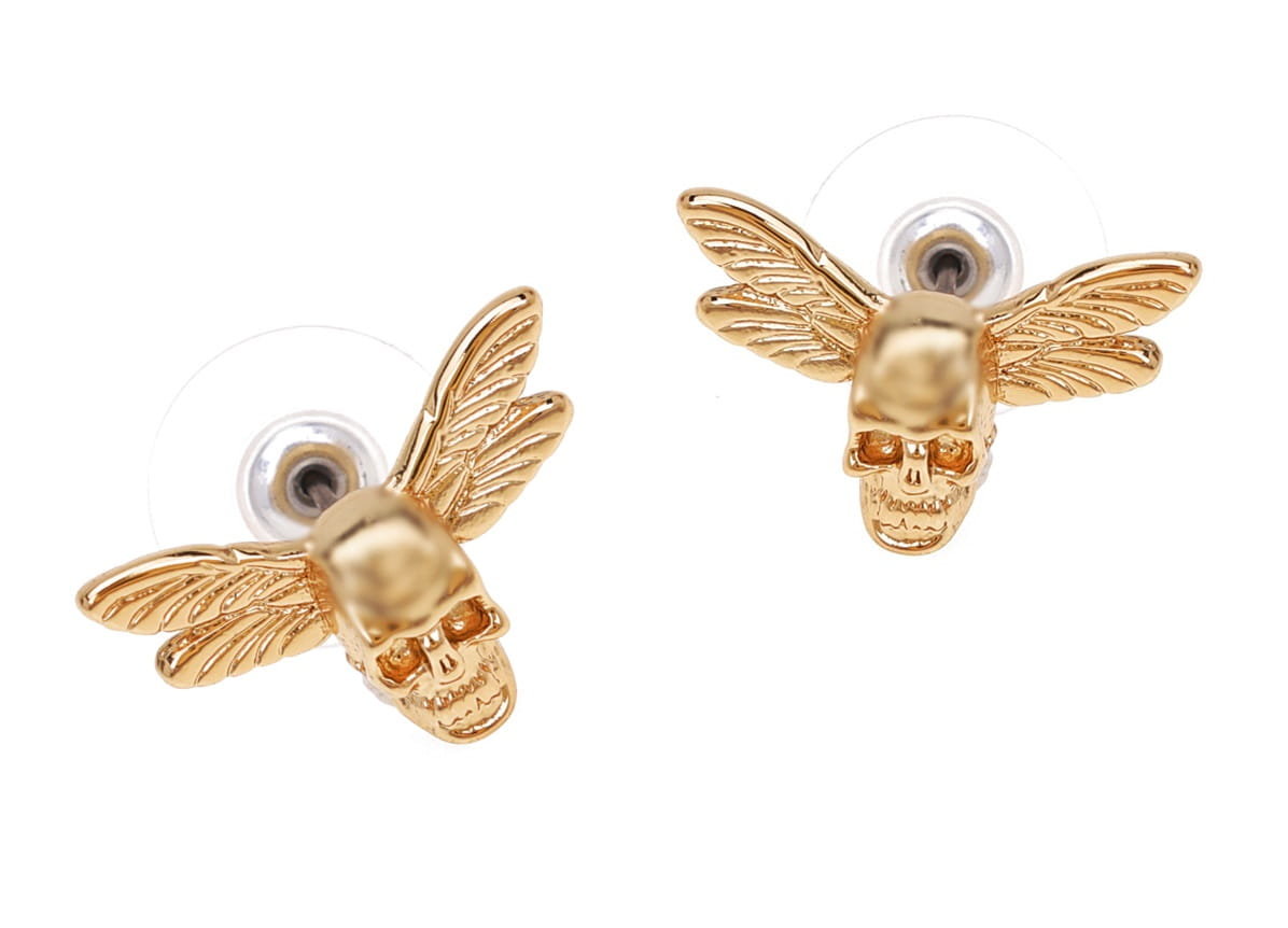 Kolczyki skrzydlate czaszki (P11892AU)