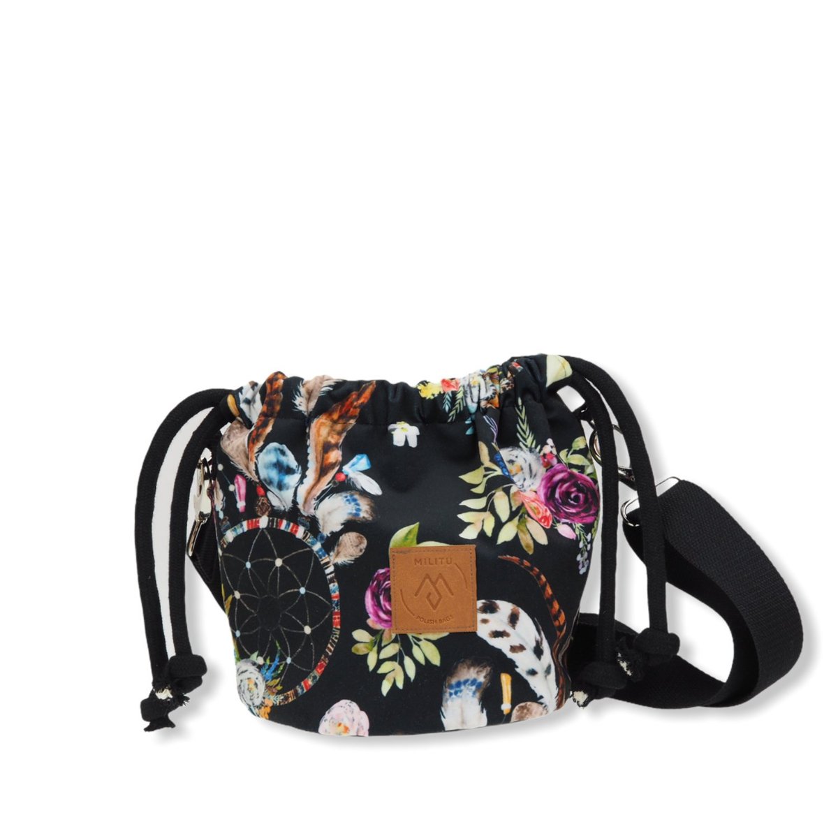 Mała torebka Mili Bucket Bag - łapacze snów