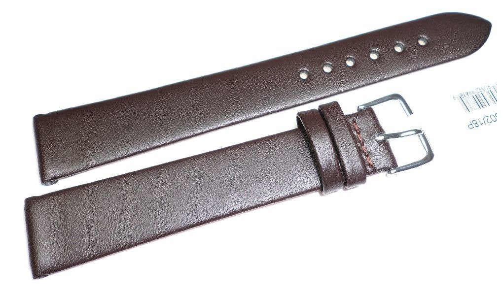 Skórzany pasek do zegarka 18 mm JVD R14802-18P XL