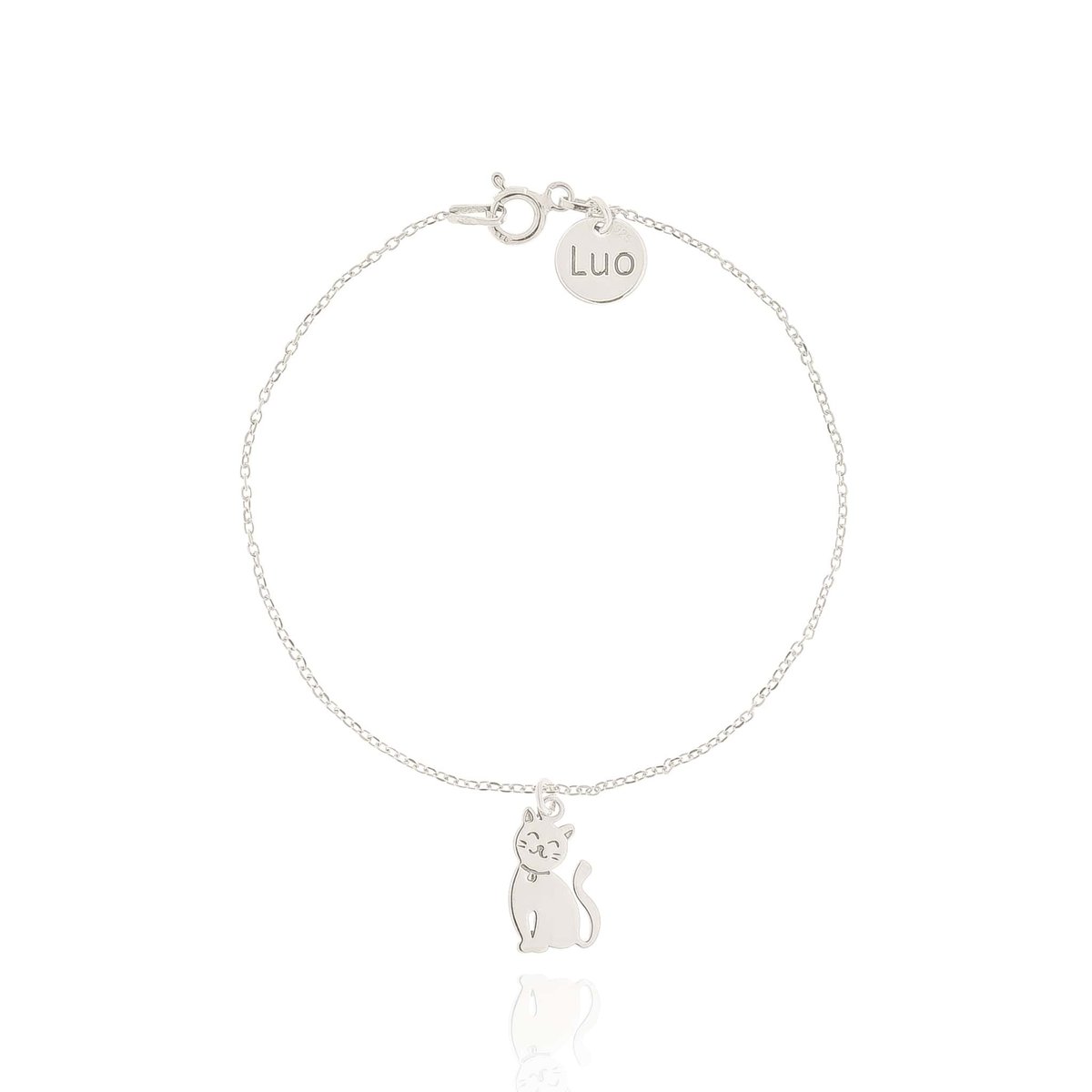 Bransoletka srebrna z kotkiem