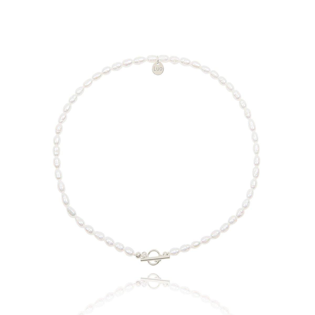 Choker z naturalnych pereł