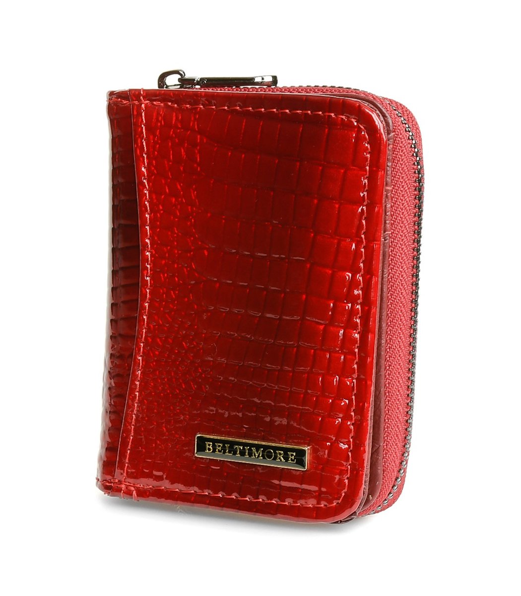 Damski portfel skóra naturalna premium Beltimore  A05red