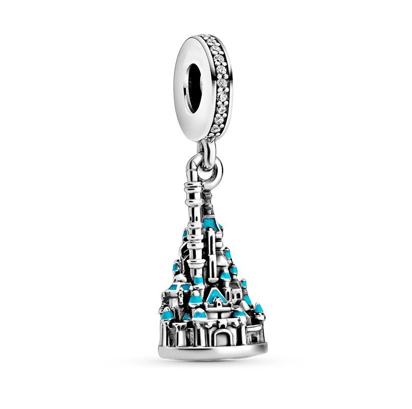 Zawieszka SREBRO 925 Charms koralik do PANDORA Zamek z Bajki
