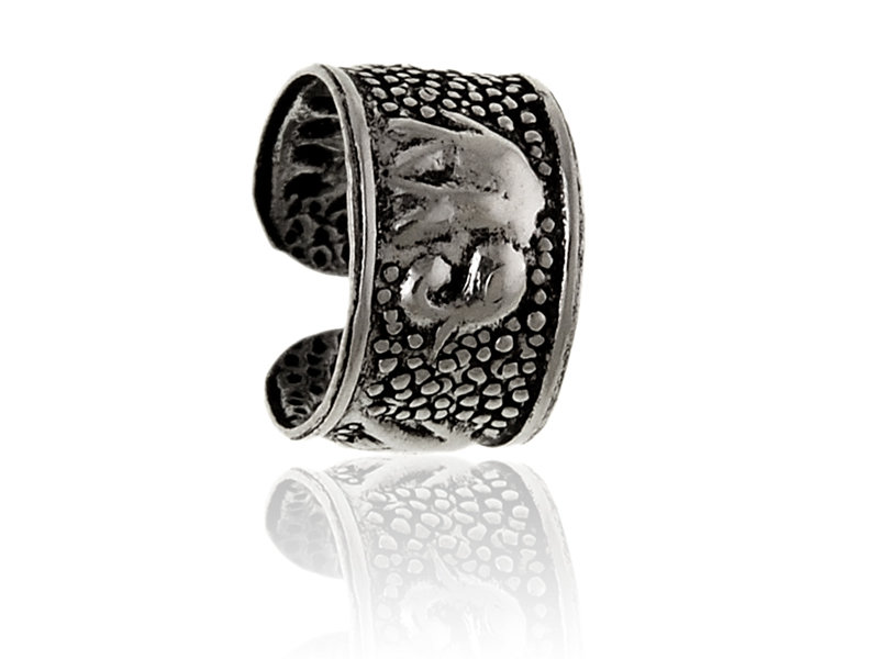 Nausznica srebrna słoń kn102 - 0,4g.