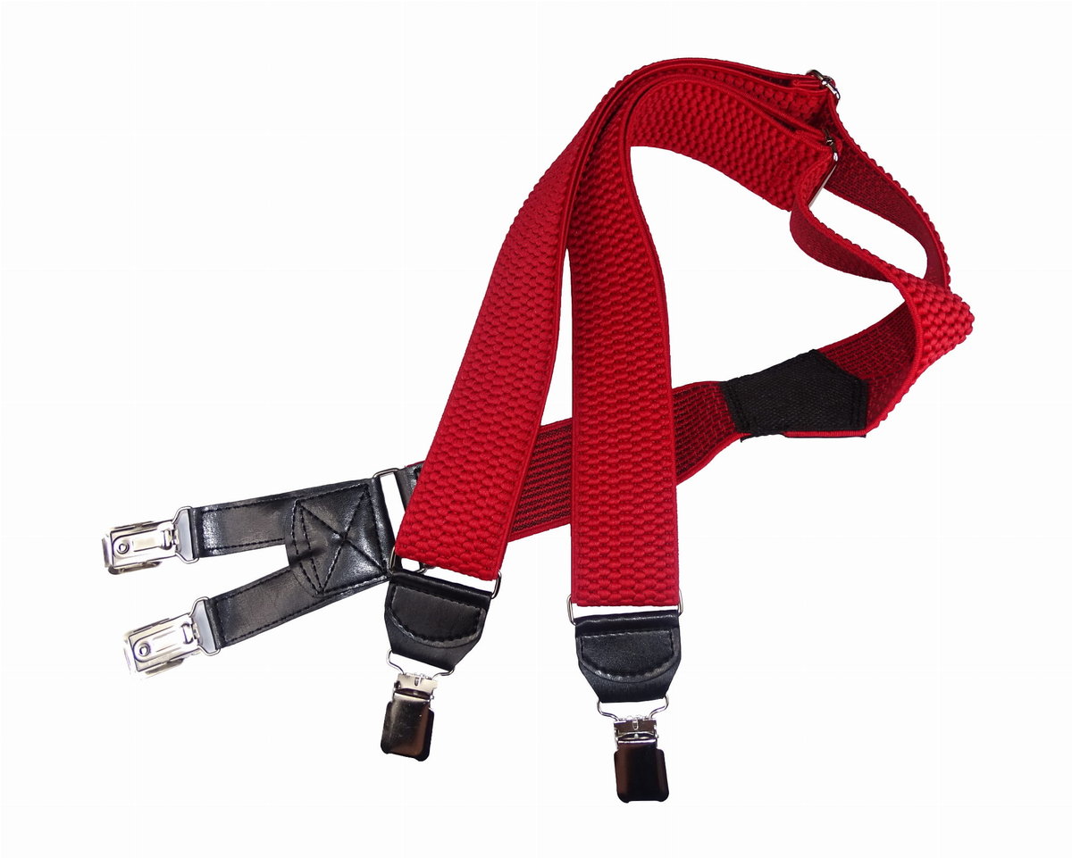 Szelki Męskie - Czerwone