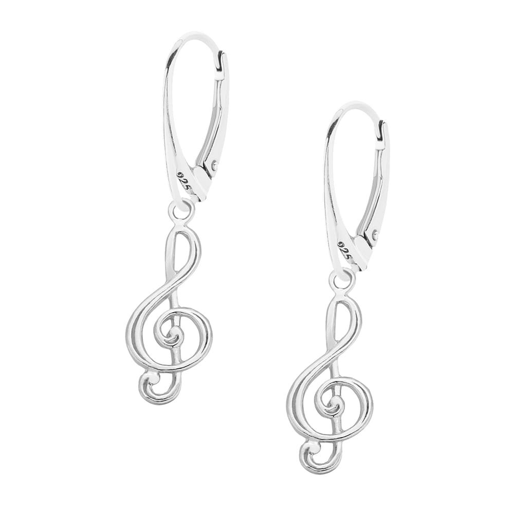 MYNESS Kolczyki z kluczem wiolinowym