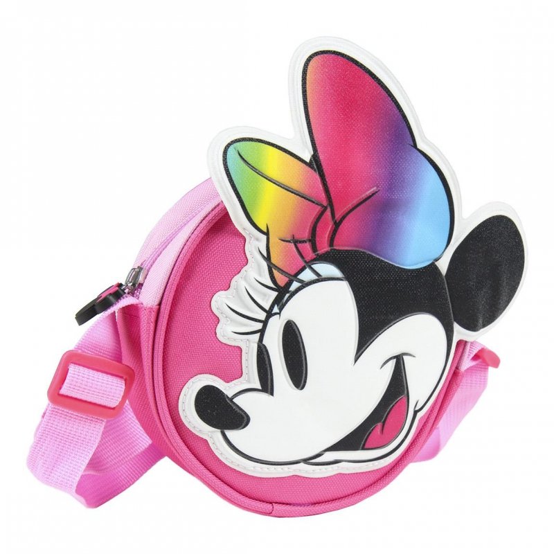 Torebka dziecięca MYSZKA Minnie 3D Brokatowa
