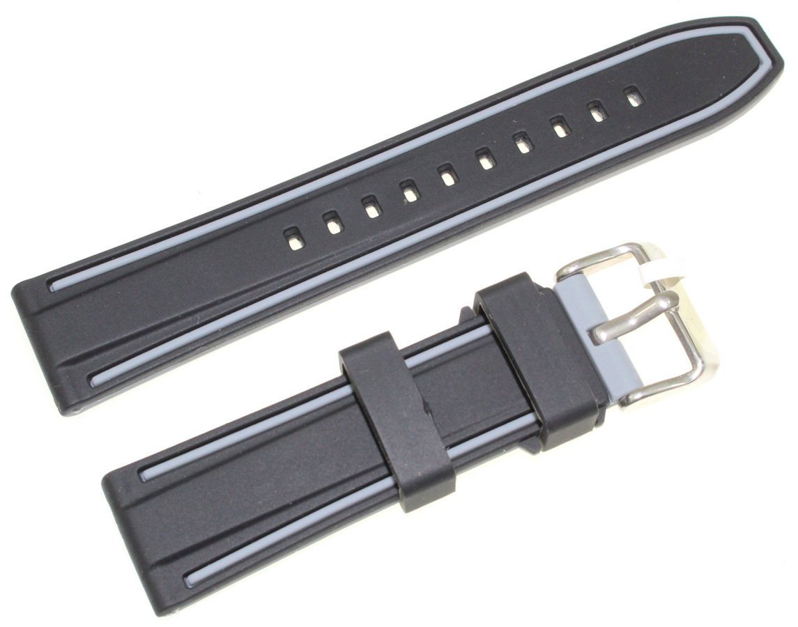 Silikonowy pasek do zegarka 22 mm JVD R21914-22