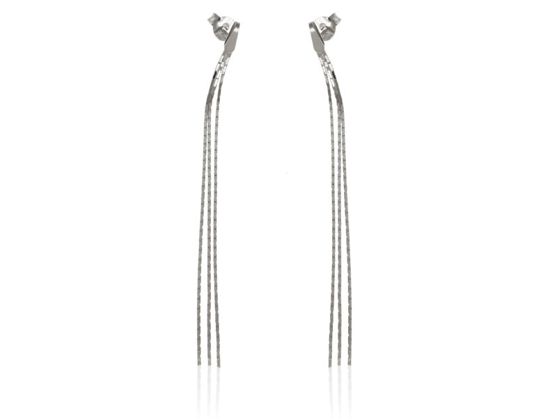 Kolczyki Srebrne Chwosty Sztyft K3218 - 1,3G.