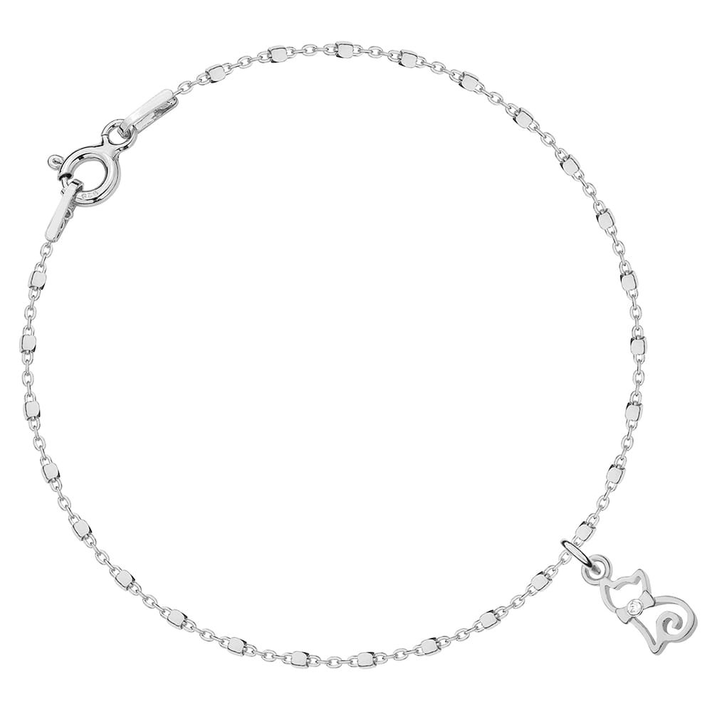 MYNESS Bransoletka z kotkiem z kryształem Swarovski