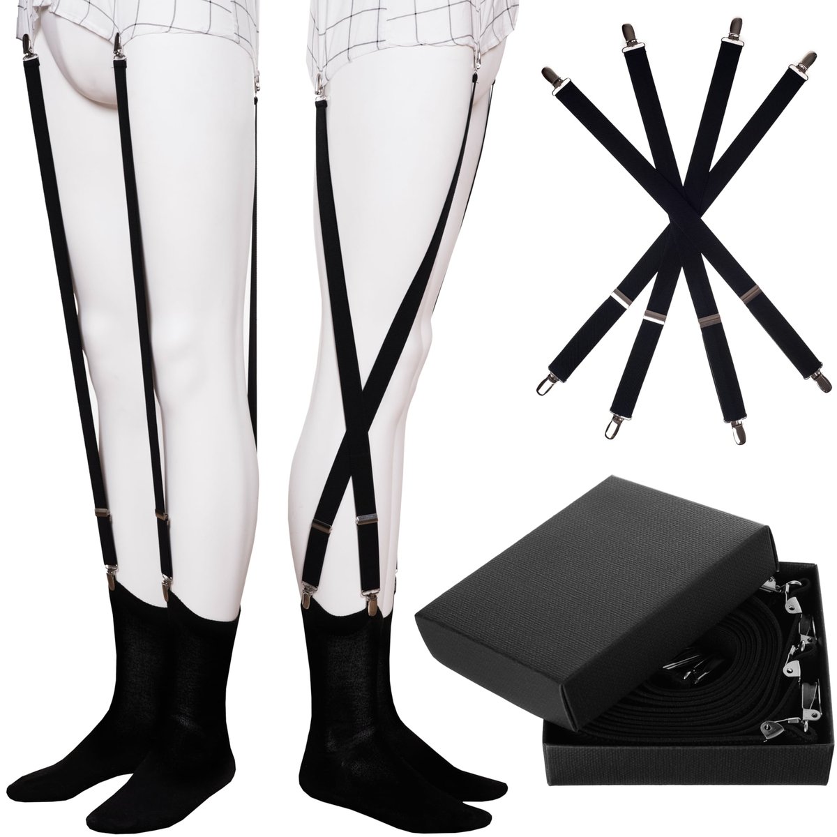 Szelki Do Utrzymania Koszuli I Skarpet, Szel-Kosz-Pud-4 - Szel-Kosz-Pudelko-4