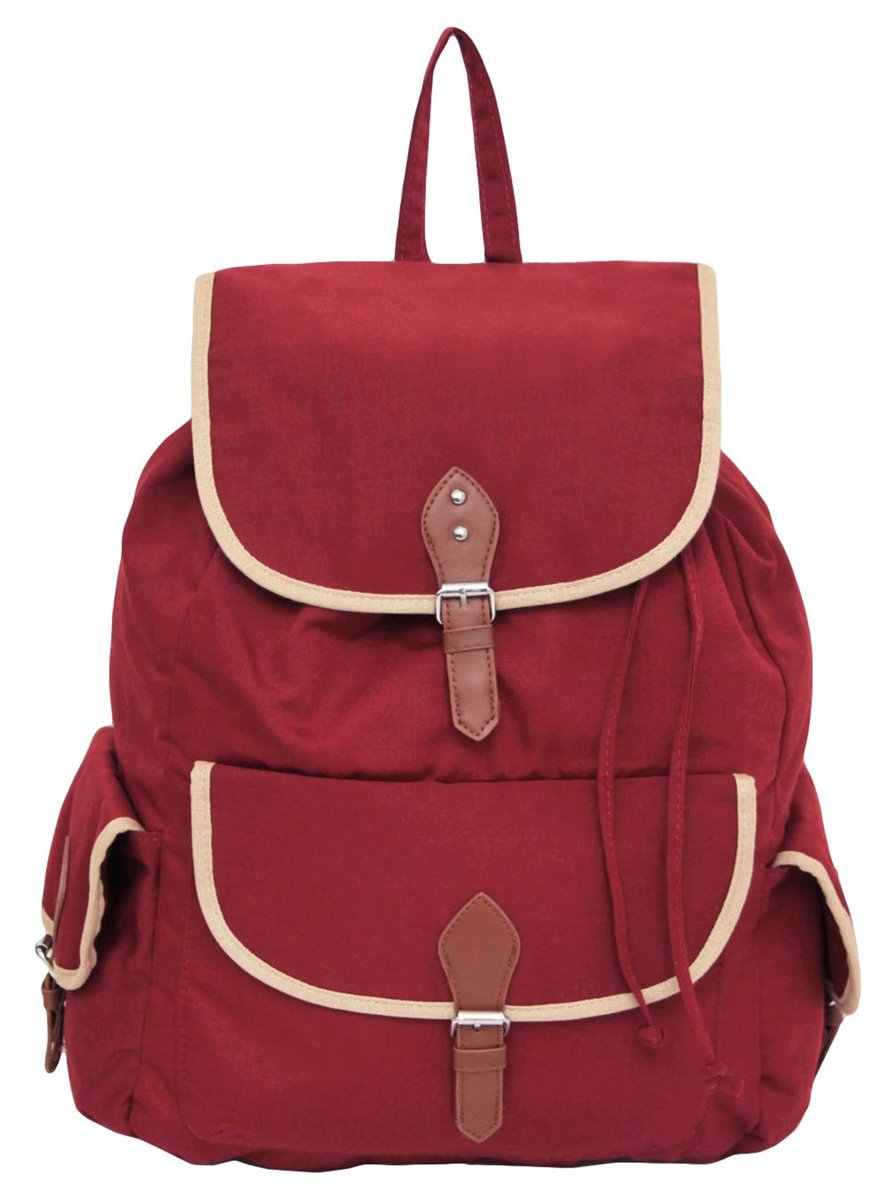 Burgundowy plecak A4