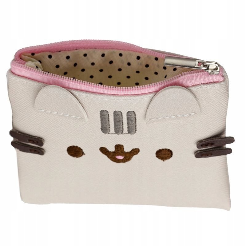 Kot Pusheen Puszin portfelik portmonetka szara