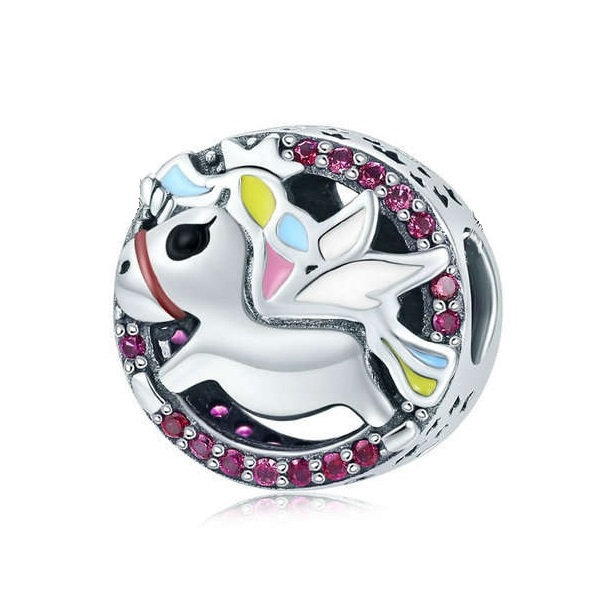 Zawieszka Srebro 925 Charms Koralik Do Pandora Kucyk Konik